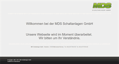 Desktop Screenshot of mds-schaltanlagen.de